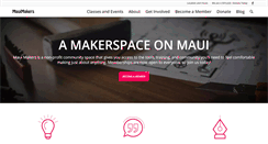 Desktop Screenshot of mauimakers.com